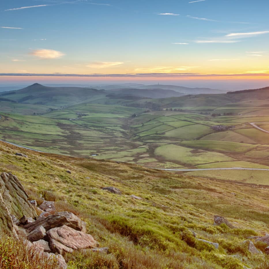 Cheshire countryside view