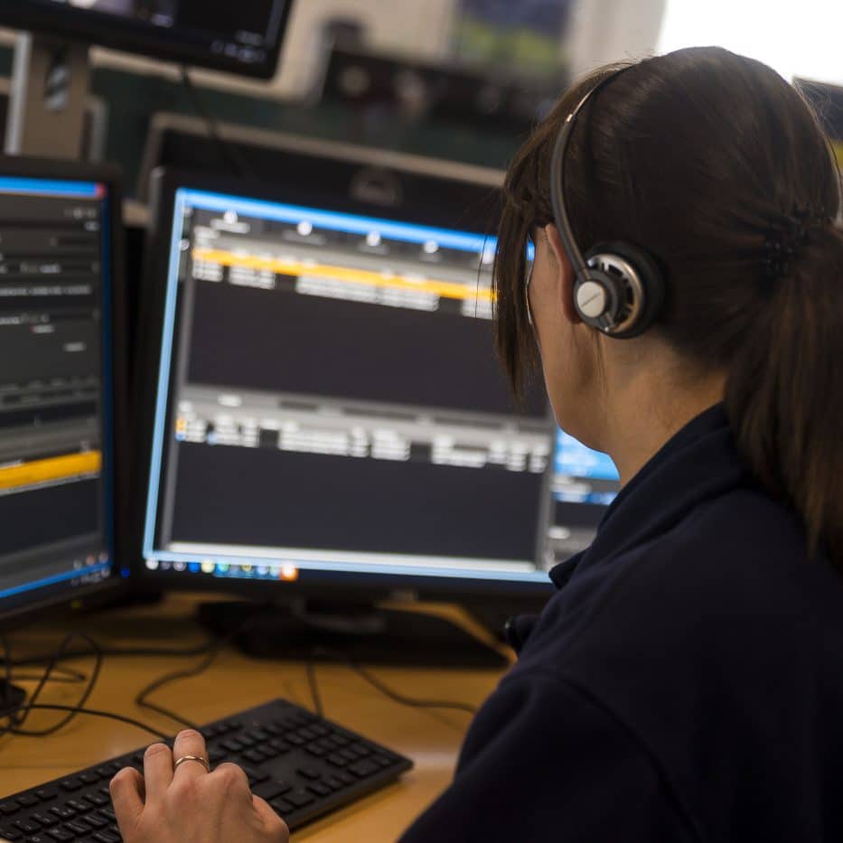 Call handler for Cheshire Constabulary